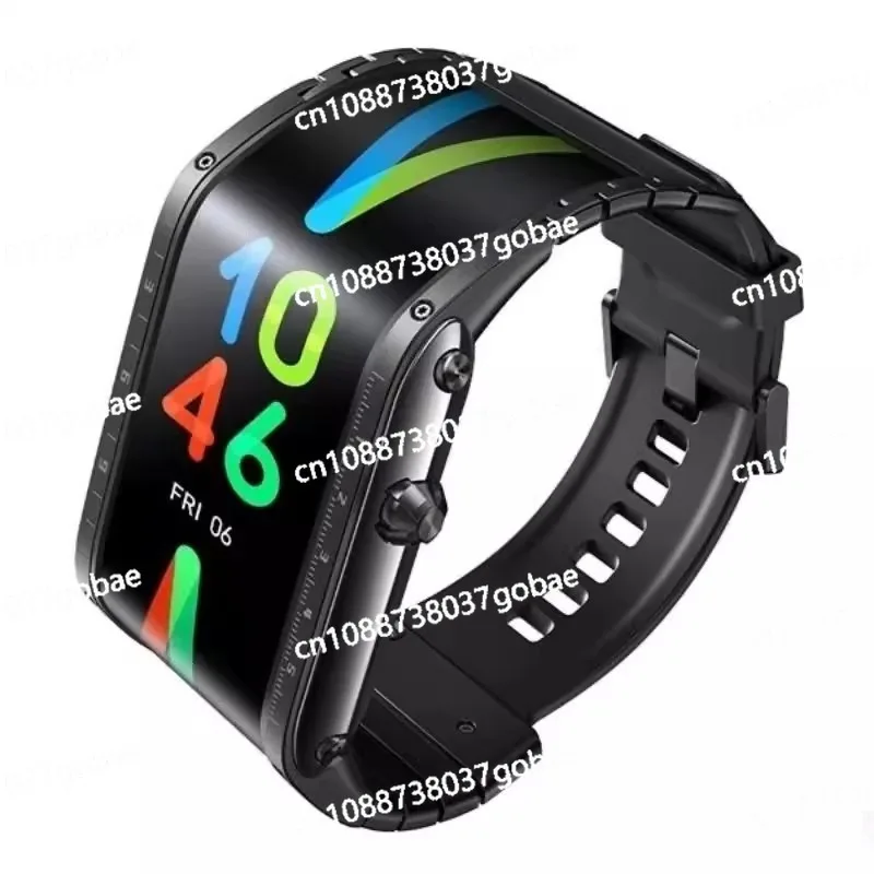 Bluetooth Smart Watch Alpha Flexible Display SmartWatch 4G Internet Mobile Heart Rate Detection GPS Positioning