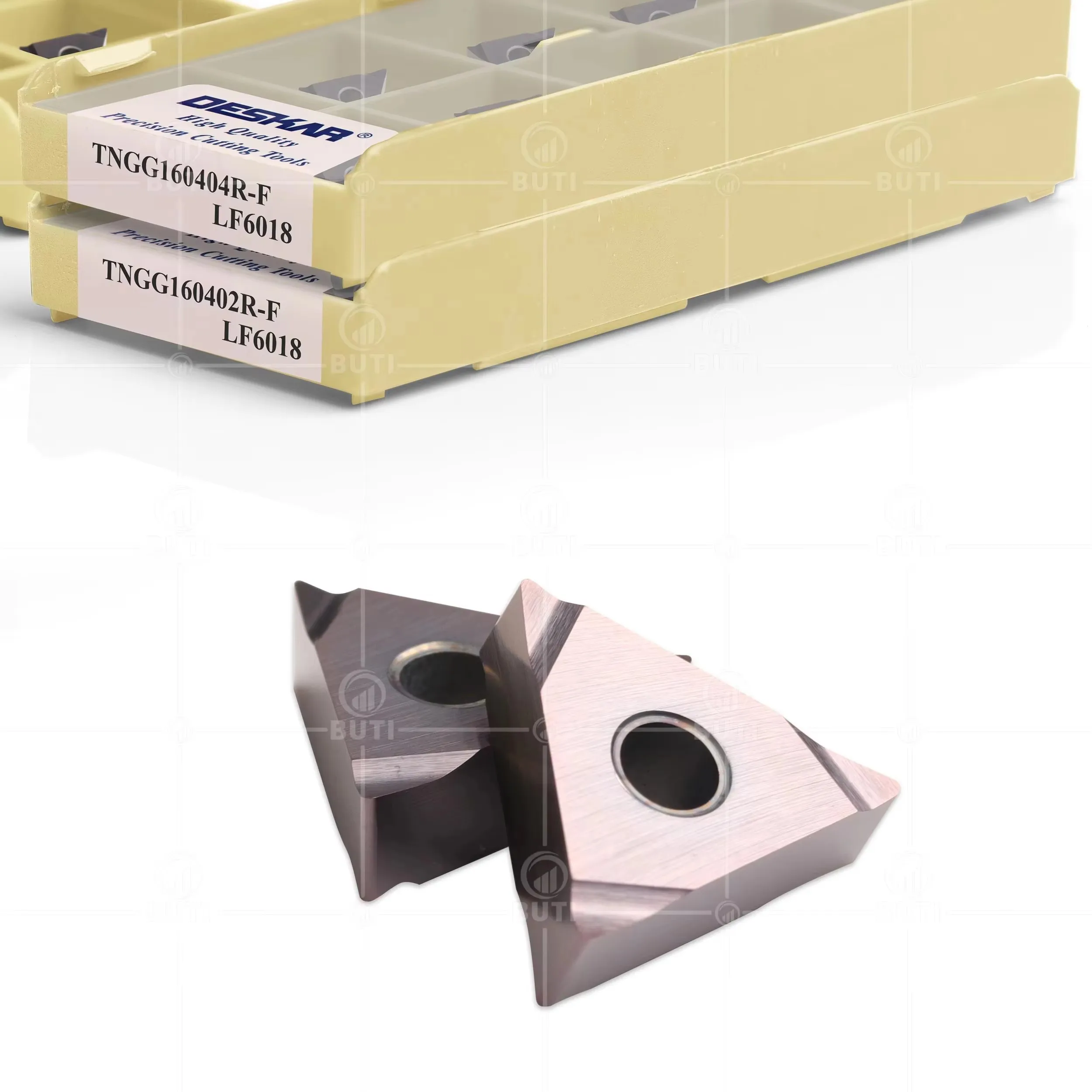 DESKAR 100% 오리지널 TNGG160402 TNGG160404 L-F R-F LF6018 수치 제어 선반 초경 인서트 터닝 블레이드 커팅 커터