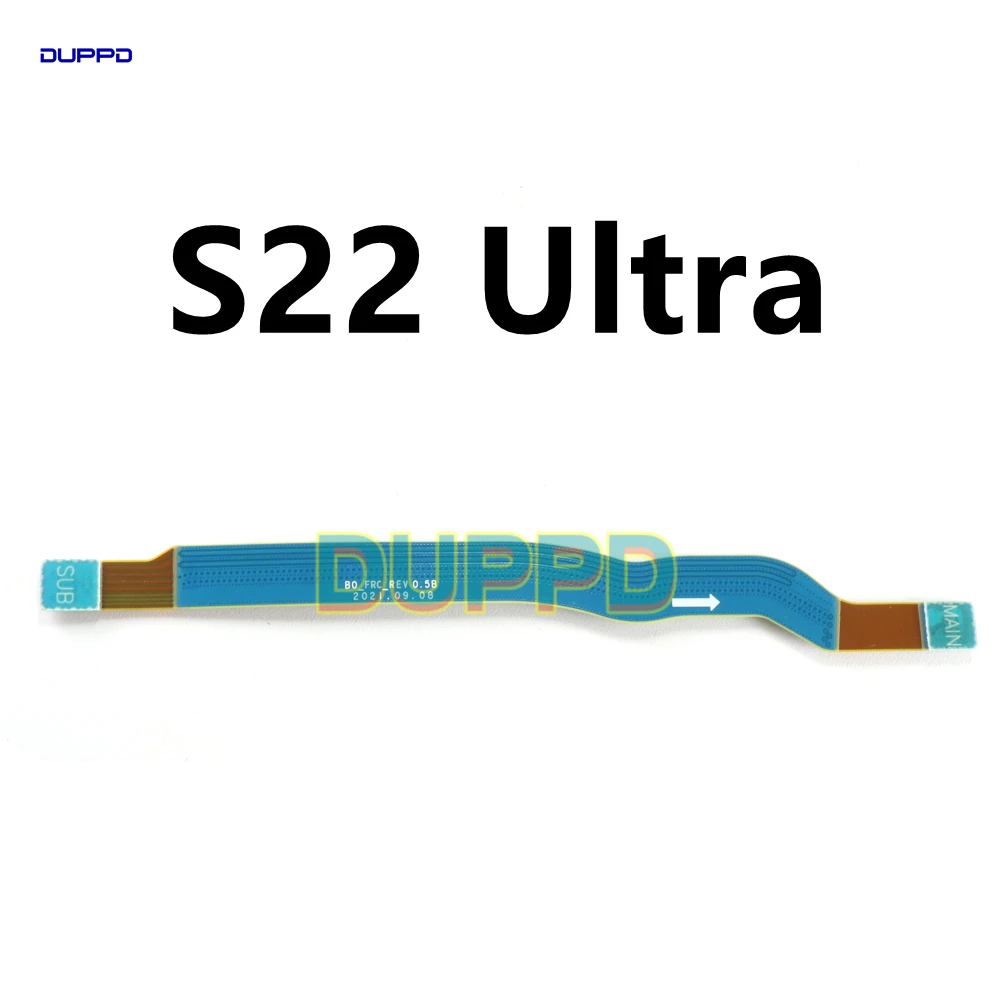 For Samsung Galaxy S22 Ultra S22U SM-S908U WIFI Signal & Main Board Motherboard Connection LCD Flex Cable Replacement