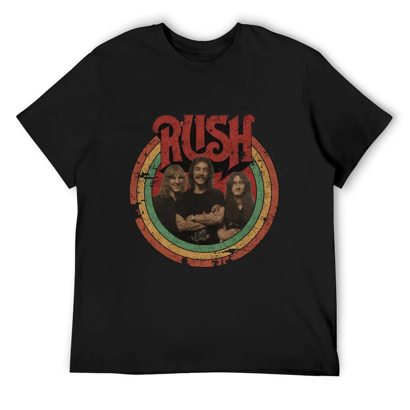 

Vintage rush band 80s style T-Shirt man t shirt plain oversized graphic tee mens graphic t-shirts anime
