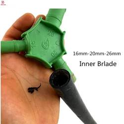 JIANHUA Green 1pcs 16-20-26mm Plumbing Pipe Manual Chamfer PEX-AL Internal Reamer PPR Calibrator Fitting For Pipe Installing