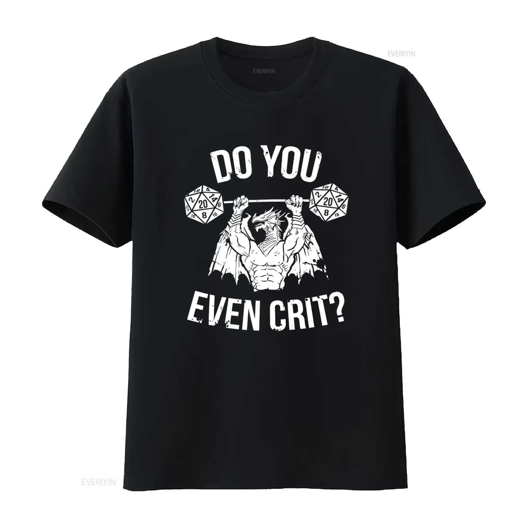 Do You Even Crit GYM Master Ancient Swole'd Dragon DnD D20 Dice T Shirt Best Seller Retro Style Top vintage Washed Stylish