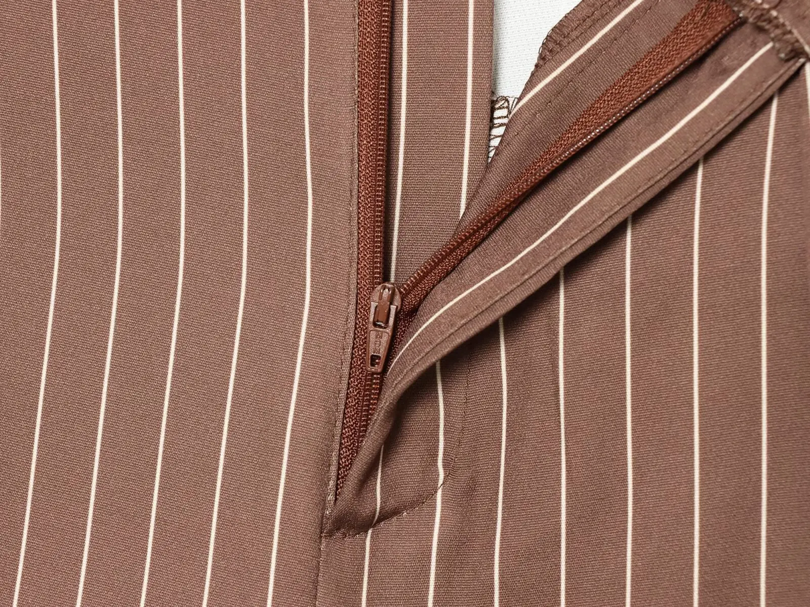 TFMLN Damen Mode Weite Hosen Vintage Hohe Taille Reißverschluss Lässige Gerade Hochgeschnittene Plissierte Lange Hosen Neu – Detail 19