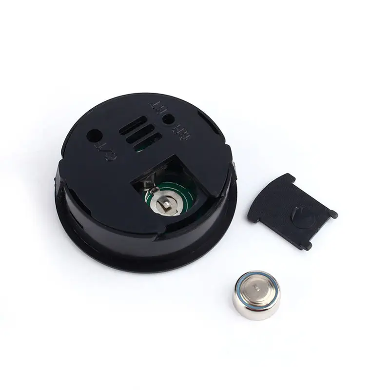 +70°C Mini LCD Digital Thermometer Hygrometer Round Temperature Humidity Tester Sensor Detector For Freezer Cigar Box - 3