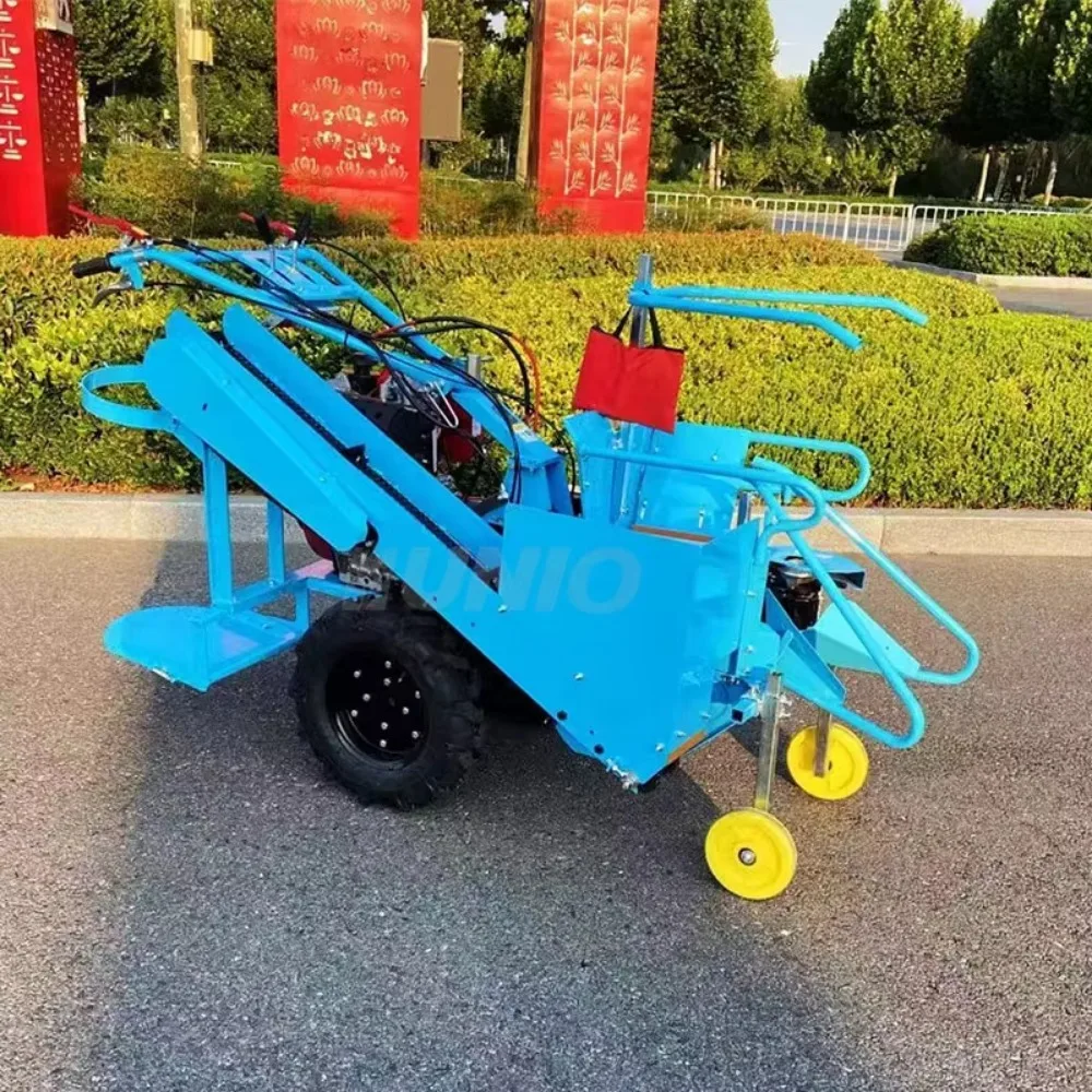 Durable  Engine Driven  Small Land Working Device Corn Harvester With Bagging