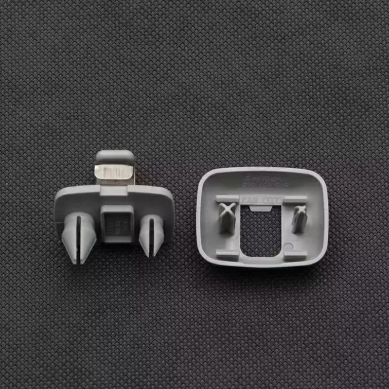 1PCS Car Sun Visor Clip Holder Hook Bracket Hanger For Audi A1 A3 A4  Q3 Q5 S3 S4 S5 TT Allroad 8U0857562A Grey Interior