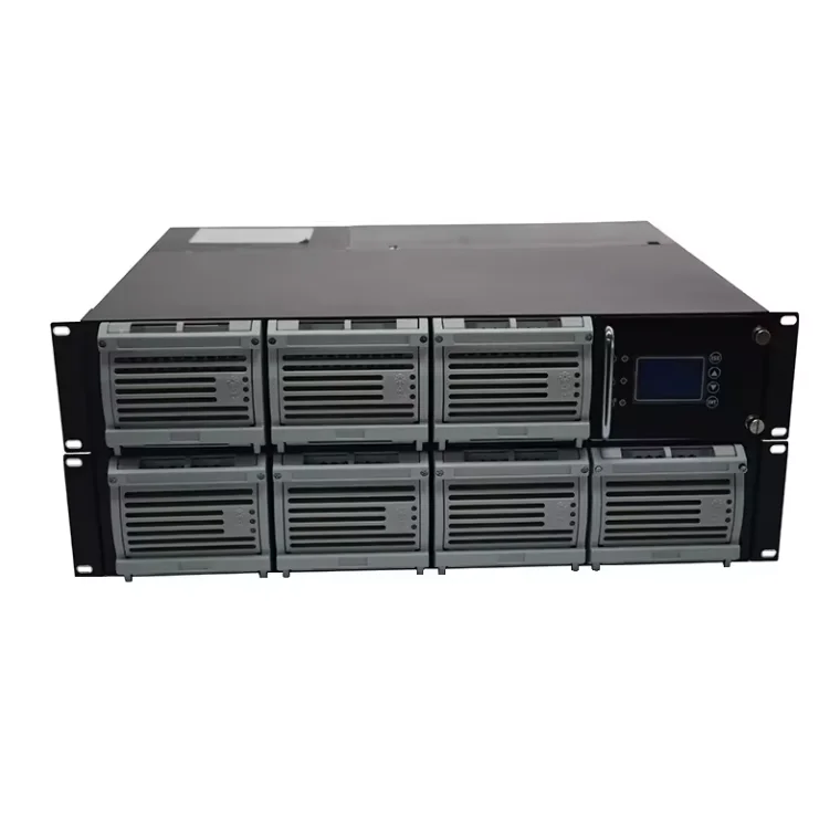 Industrial High Frequency 220Vac 48V Rack Mount Modular Telecom AC to DC High Voltage Switch Mode Power Supply System Rectifier