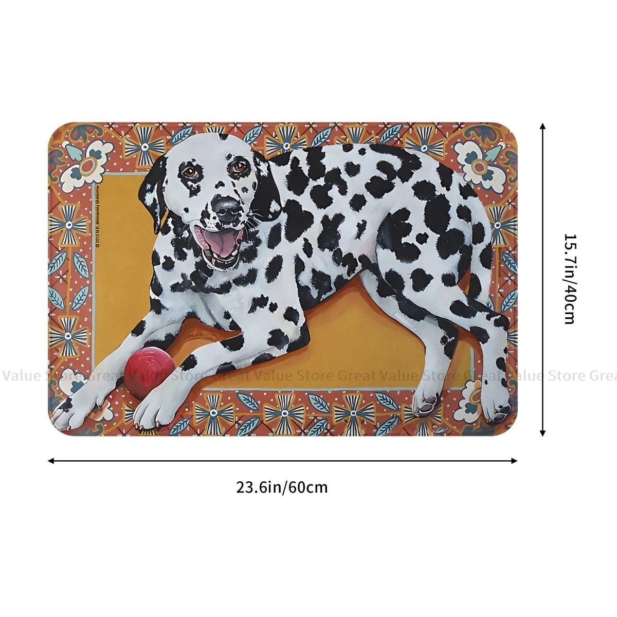 Dachshund Pet Dog Non-slip Doormat Bath Mat Helen Dalmatian Balcony Carpet Welcome Rug Home Decor