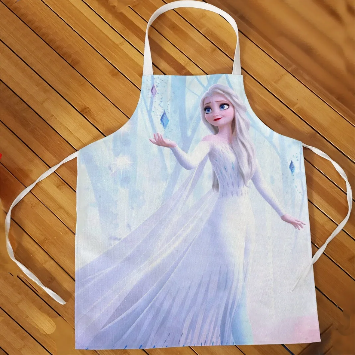 Disney Ice Snow Aisha Aprel Children Cooling Clean and Anti -Switting April Kitchen Bakery Cooking Padlier Home Decoration