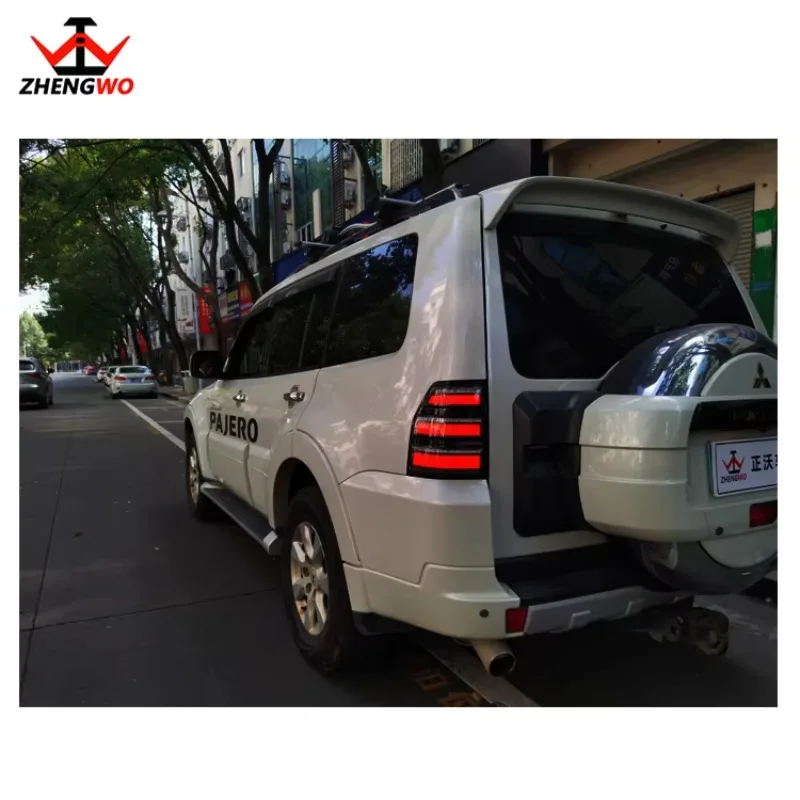 

Светодиодный задний фонарь Zhengwo для Mitsubishi Pajero 2006-2020 год, анимация запуска, последовательные задние фонари в сборе