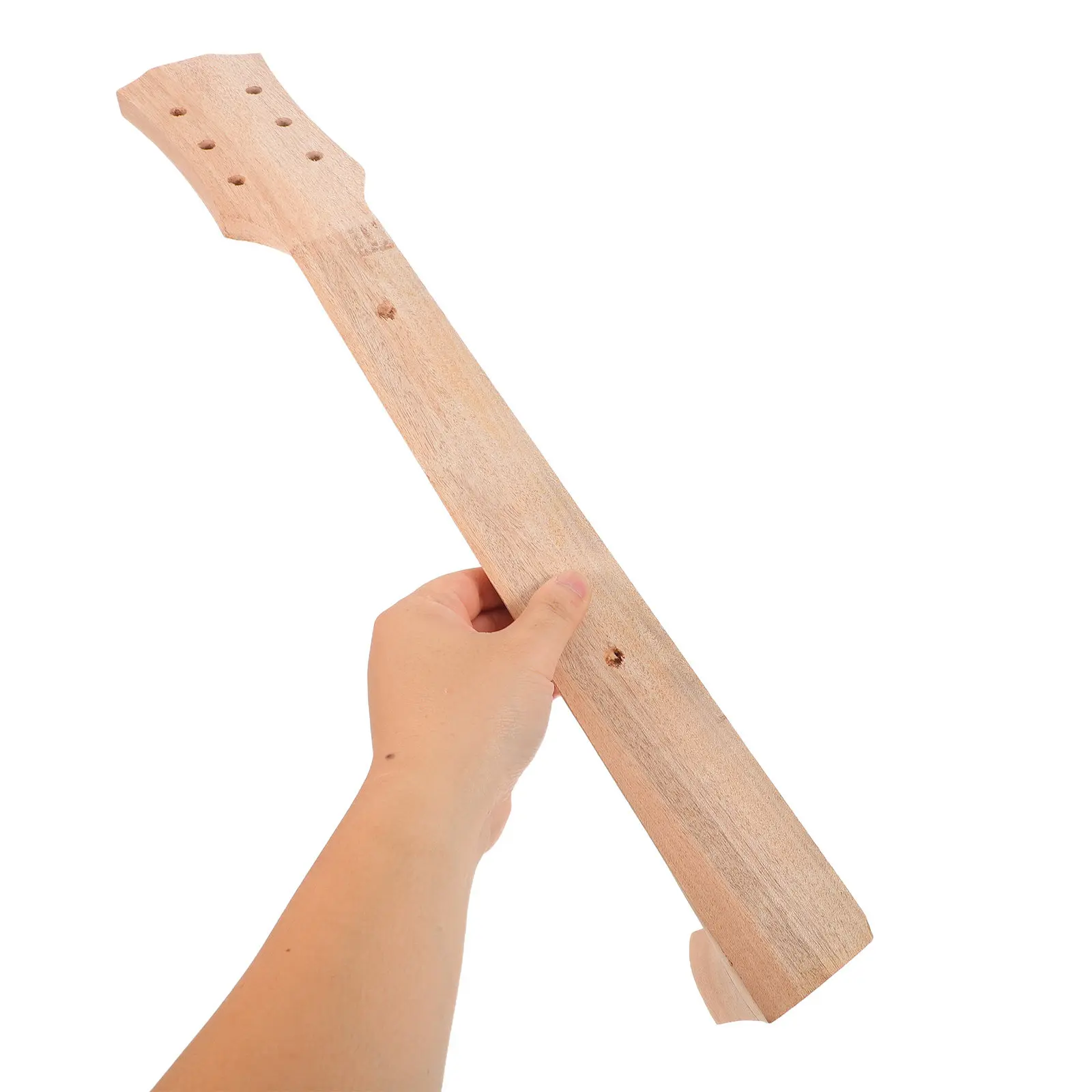

Wooden Acoustic Guitar Neck Replacement 41 Inch Classical Guitar Neck DIY Luthier Supply Enhanced Stability Folk Style Design