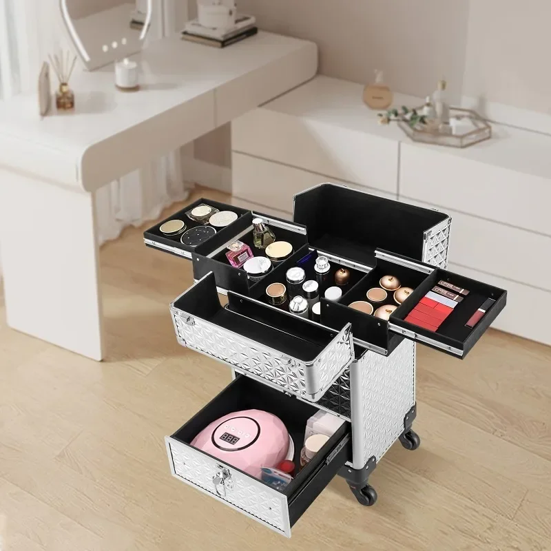 Multi-purpose Trolley Cart Tool Beauty Salon Barber Storage Cart Rolling Esthetician Supplies Carrello Hair Salon Furniture