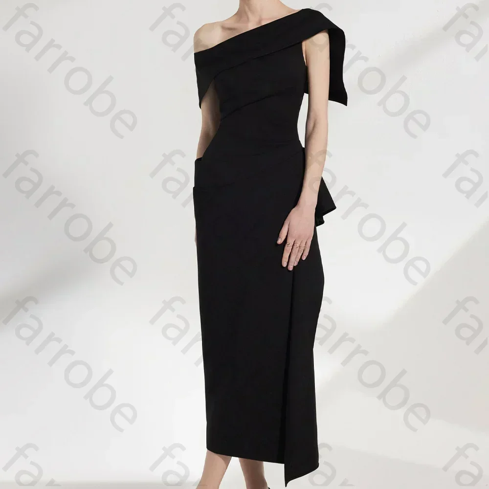 

Asymmetric Dress A-Line Short Sleeved Evening Dresses Formal Exquisite High Quality Prom Party Gowns for Women Customized