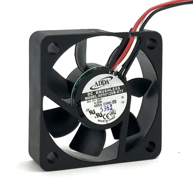 ORIGINAL AD5012UB-D73 12V 5015 50*50*15mm KIPAS PENDINGIN RADIATOR BARU
