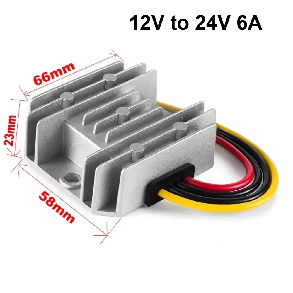 12V to 24V 2A 3A 4A 5A 6A DC DC Step-up Converter Stabilizer 12 Volt to 24 Volt 120W Boost Voltage Regulator Module Car Vehicle