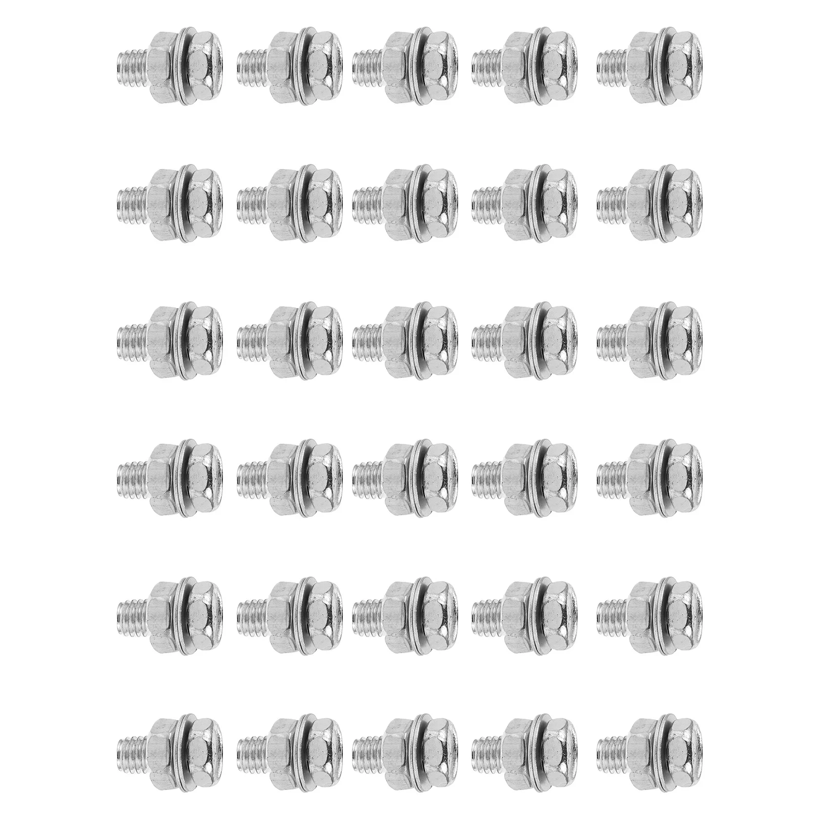 

30pcs Bicycle Cable Fixing Nuts Heavy-Duty Bike Wire Lock Bolts Durable Fasteners For Mountain Road Bikes Quick Installation