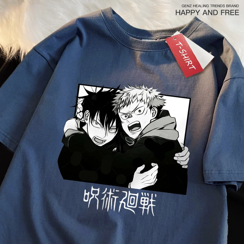 

Jujutsu Kaisen - Jujutsu Kaisen Print Tee Shirt Lady Cool Design T-Shirt Novelty Comfort Tshirt Home Harajuku Short Sleeved