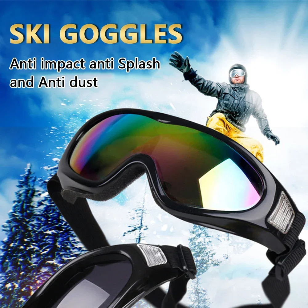 Men Cycling Sports Ski Goggles UV Protective Sunglasses Bicycle Anti-Glare Glasses Windproof Dustproof UV Protection Gears