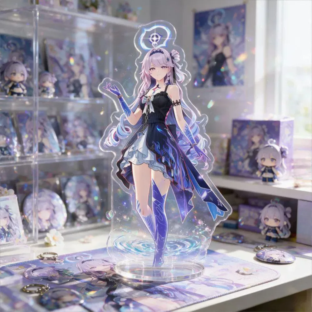 Game Wuthering Waves Denia Acrylic Standing Sign Model Plaque Desktop Display Signboard Cartoon Anime Decoration Collectibles