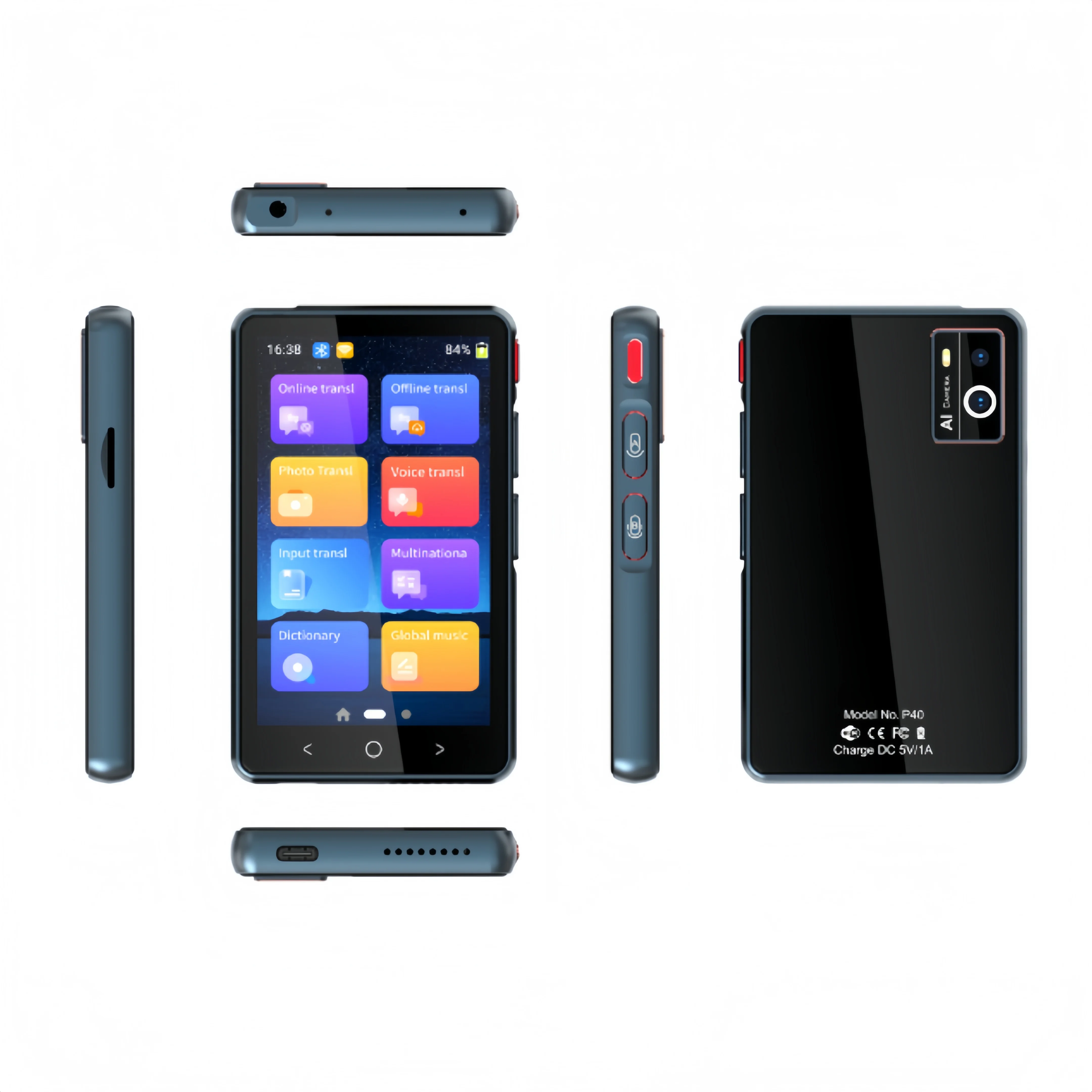 Smart Voice Translator WiFi Offline Foto Übersetzer 135 Sprachen Tragbares Sprachübersetzungsgerät