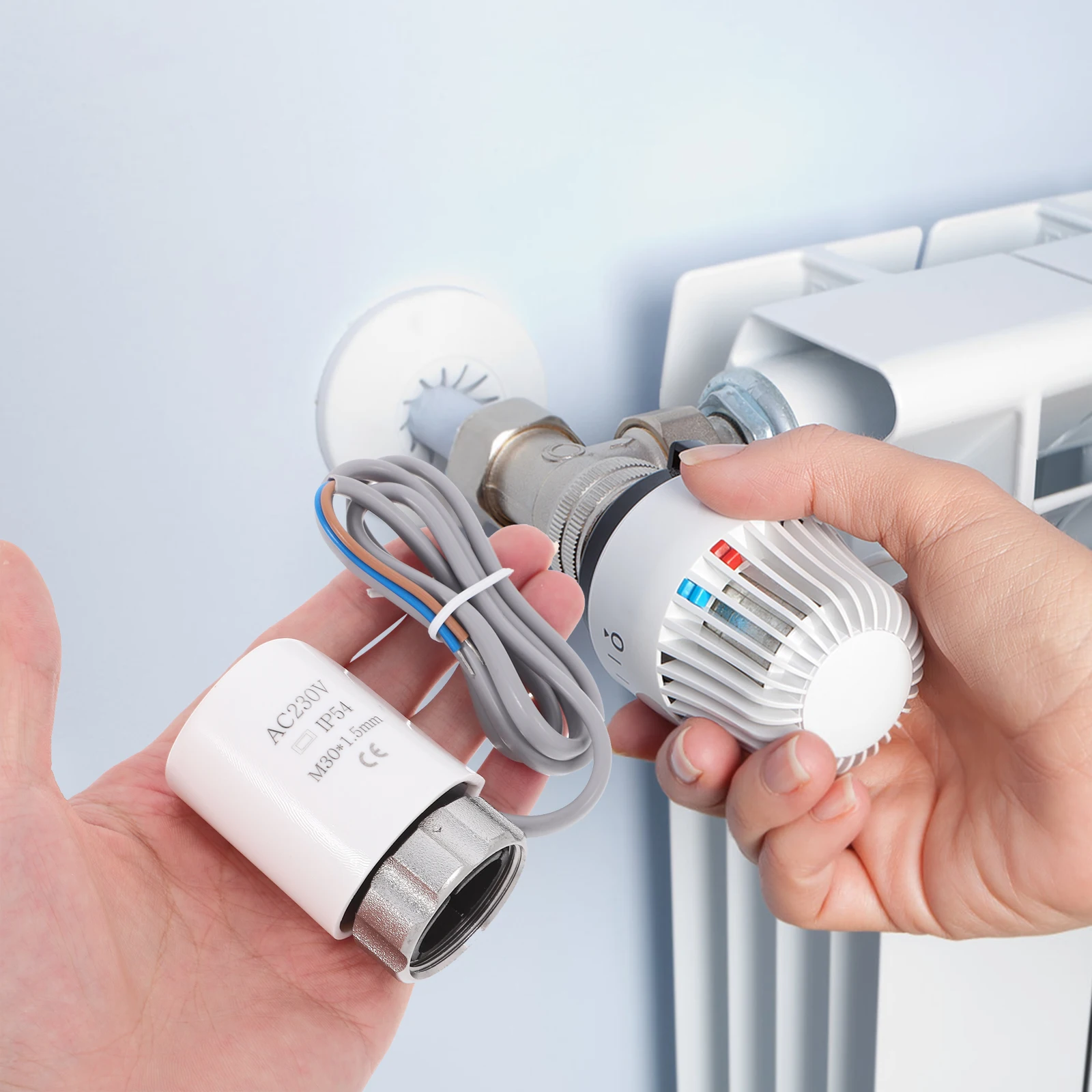

Smart Digital Temperature Controller Outlet Plug For Indoor Floor System Programmable Thermostat Socket Electric Heating