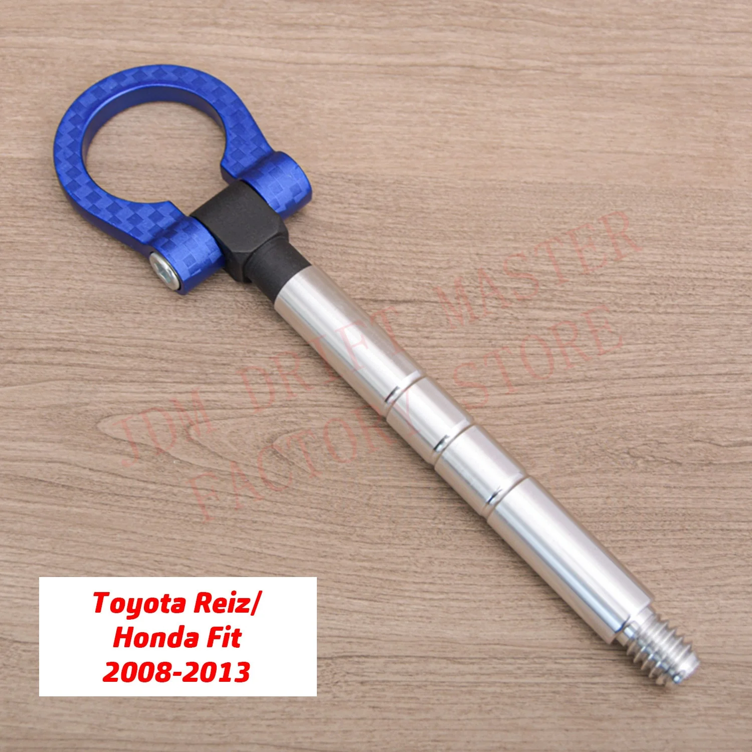 JDM Carbon Fiber Billet Aluminum Screw-On Front Rear Auto Tow HooK Ring Kit For Volkswagen/Toyota/SUZUKI Swift