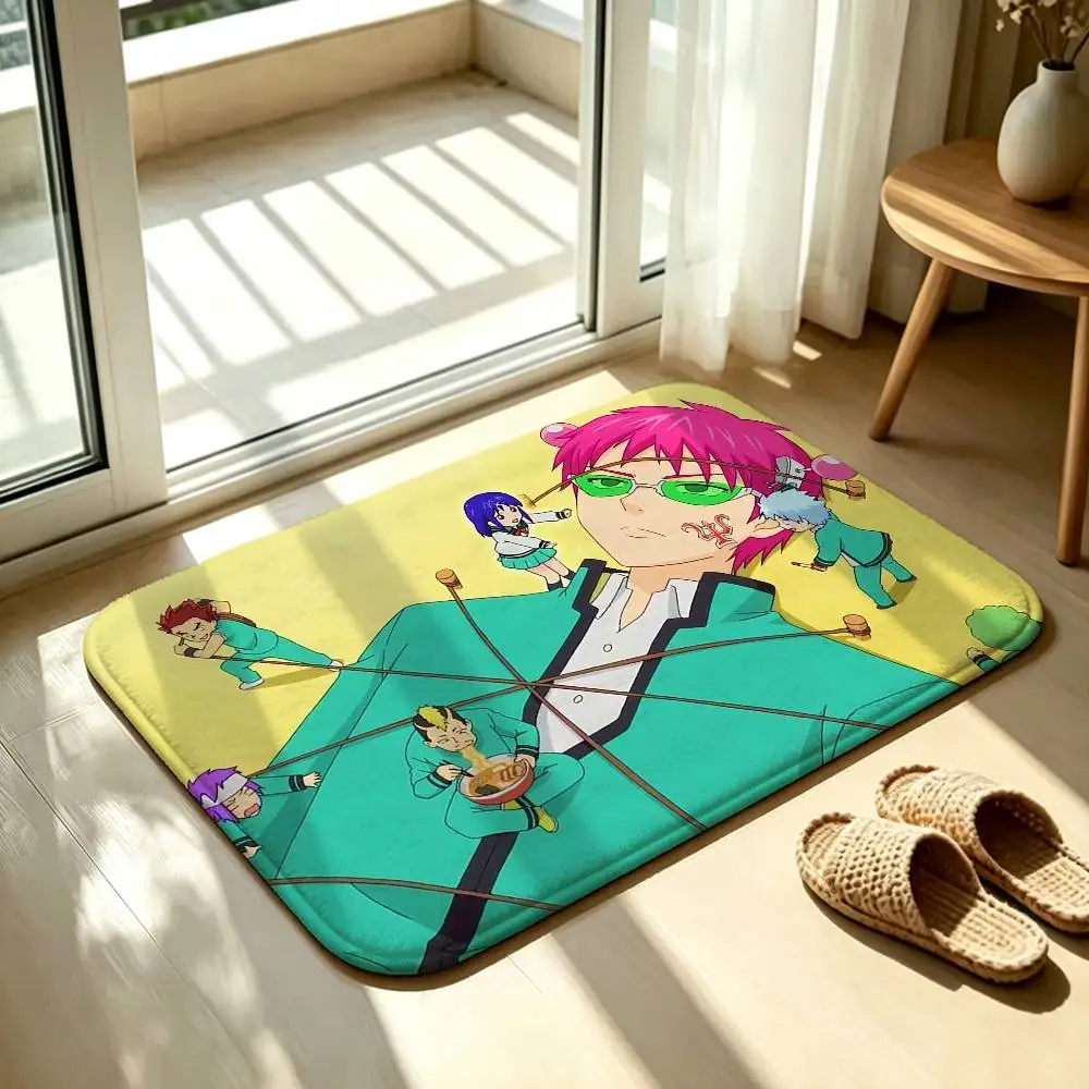 Kusuo S-Saiki The Disastrous Life of S-Saiki K Bedroom Decor Carpet  for Living Room Thick Plush Study Floor Mat Home Fluffy Rug