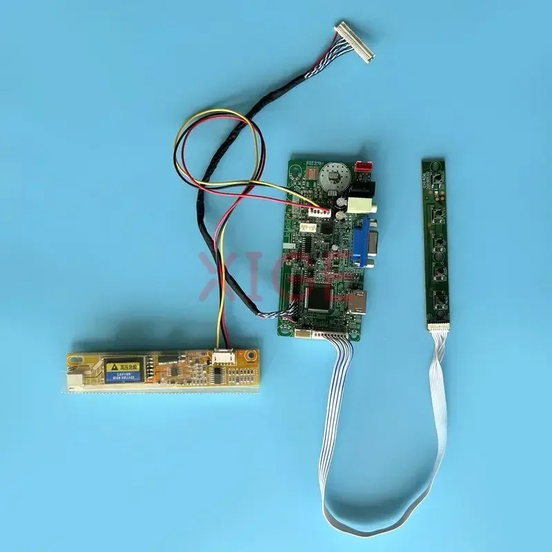 Matrix Driver Controller Board Fit LTN141XA-L01 LTN141XB-L02 DIY Kit LCD Display LVDS 30-Pin HDMI-Compatible VGA 1CCFL 1024*768