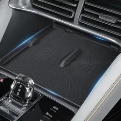 For BYD Song Plus SEAL U DMi/EV Wireless Charging Silicone Pad Central Control Storage Box Gear Handle Pad Anti-skid Car Refit