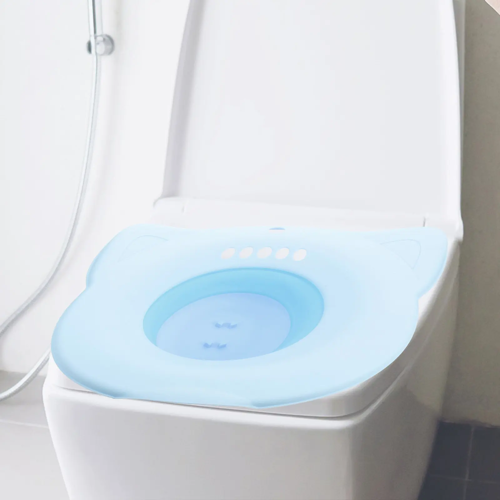 

Portable Folding Sitz Bath Basin Easy Storage Comfortable Ergonomic Design for Post-Surgery Postpartum Care Sitz Bath Tub