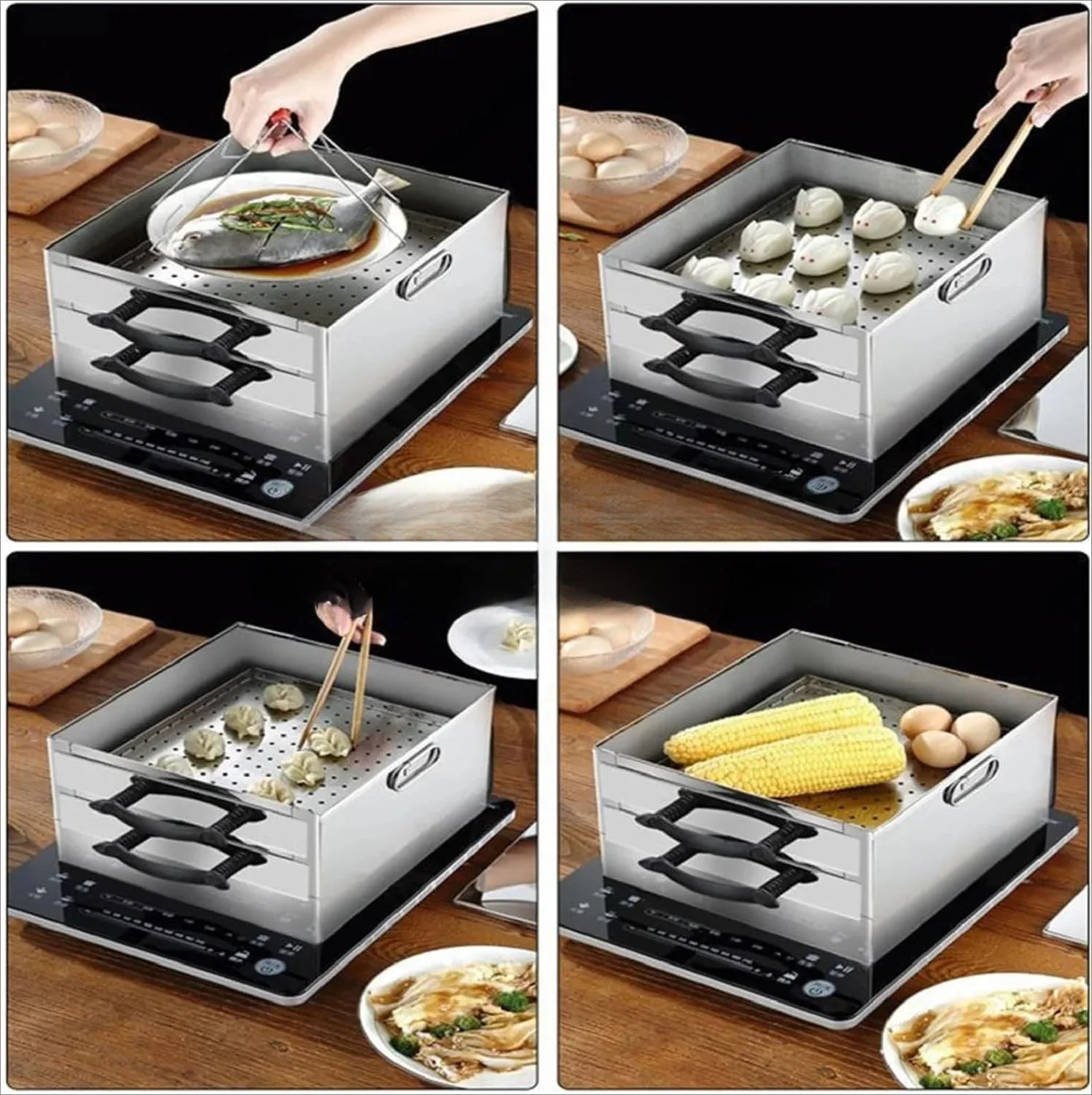 

# Для кантонской мини-пароварки, лоток, кухонное оборудование, двухслойная пароварка для вермишель, бытовой рулет для рисовой лапши, машина