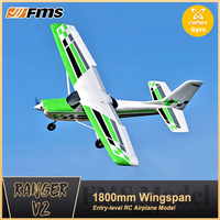 FMS 1800mm Ranger RC Airplane Model Plane Trainer PNP 4S 5CH With Flap Reflex Gyro Auto Balance Hobby Aircraft For Novice