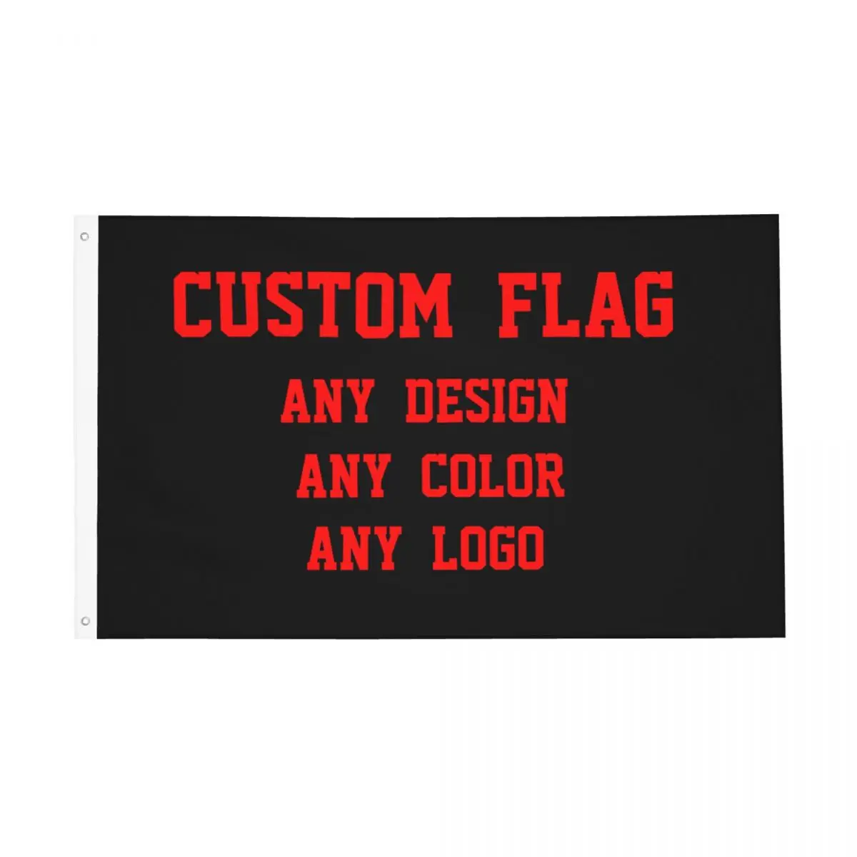 Double Sided Custom Flag 3x5 Ft For Outdoors Print Your Own Logo/Design/Words Vivid Color Customized Two Side Flags Banners