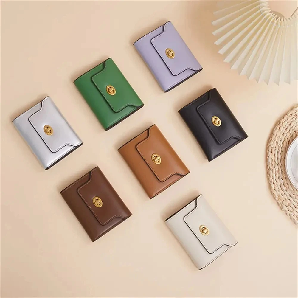 Women Wallet Money Bags Solid Short Purse Female Small Card Holders Girls' Wallets Ladies Coin Money Purse