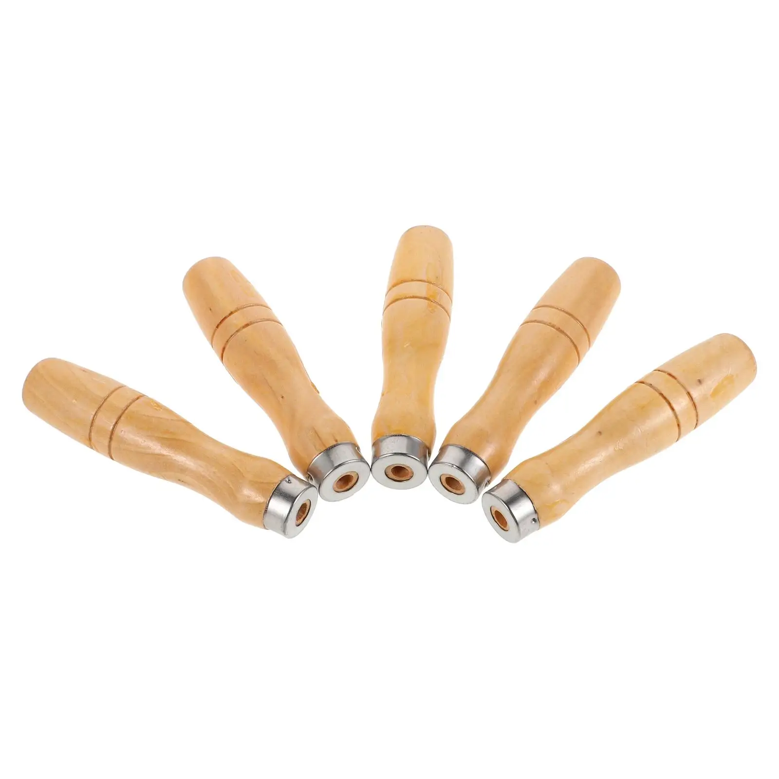 

5pcs Ergonomic Handles Hand Files Ideal Handle For Cuuting Tool for Carpentry Tools 11 3cm Long Suitable for Metalwood Shaping