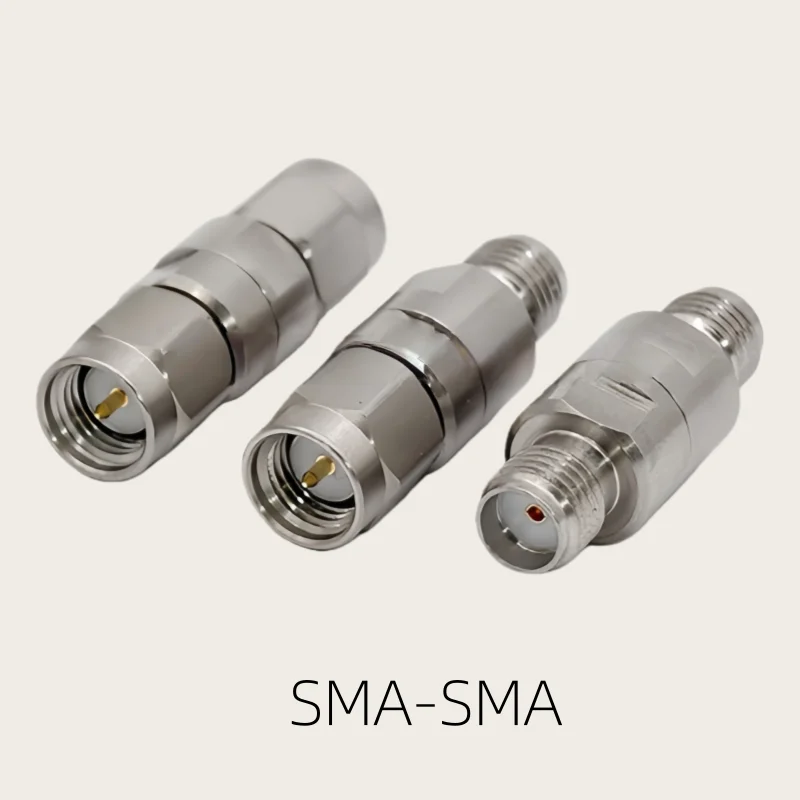 1pcs Stainless steel test adapter SMA Male to SMA Male Female millimeter wave test connector 18G