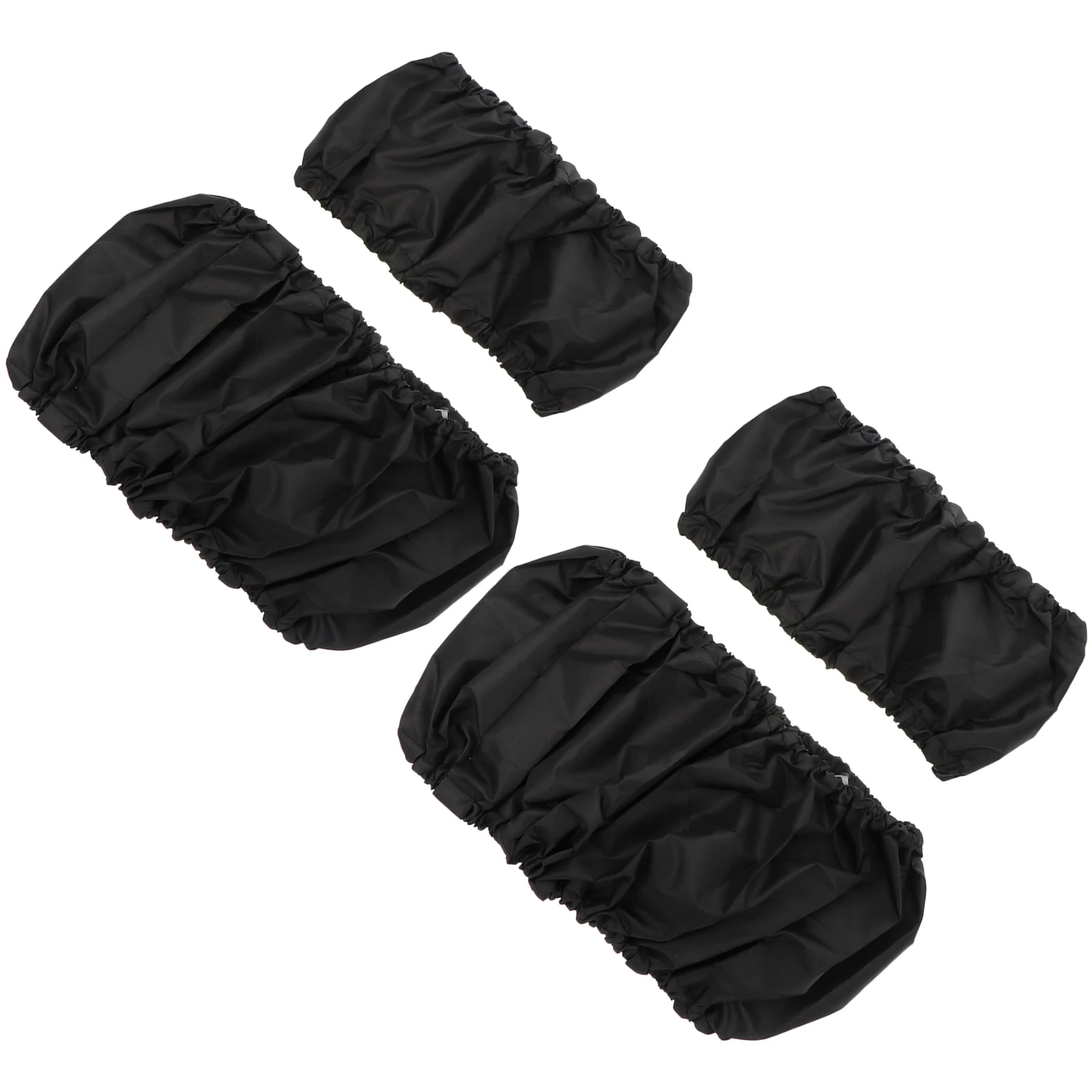 4pcs Stroller Wheel Covers Infant Pushchair Tire Protector Elastic Anti-Slip Waterproof Foldable Portable High-End Fabric Wheel
