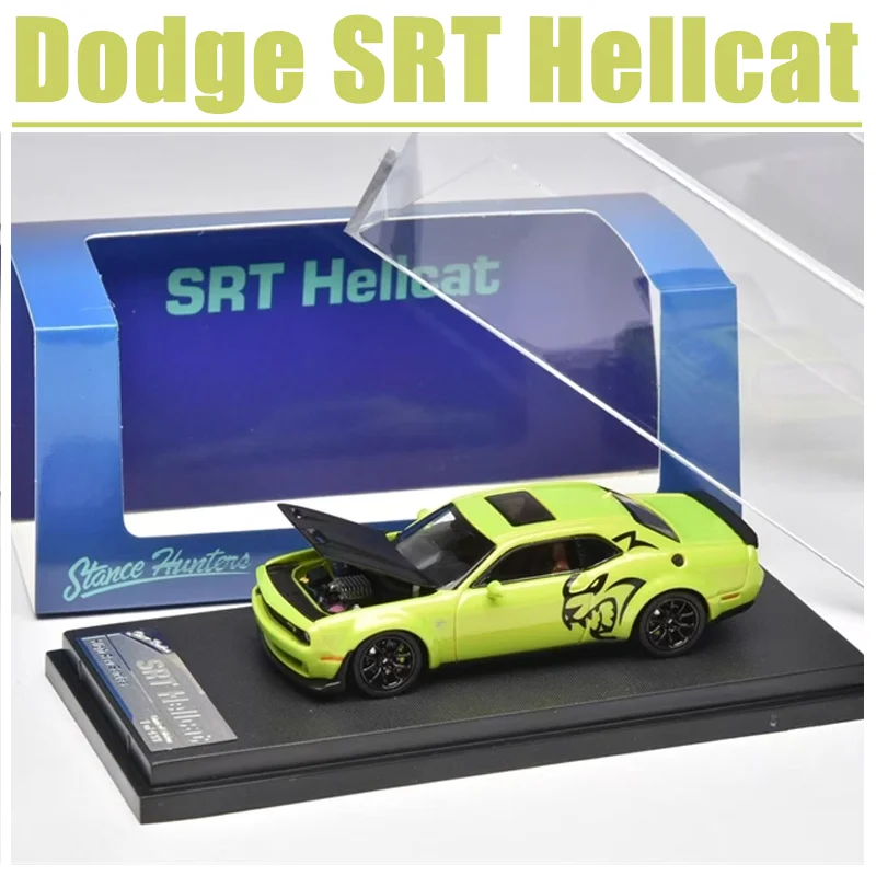SH 1/64 Dodge SRT Hellcat Legierung Spielzeug Kraftfahrzeug Druckguss Metall Modell Geschenke