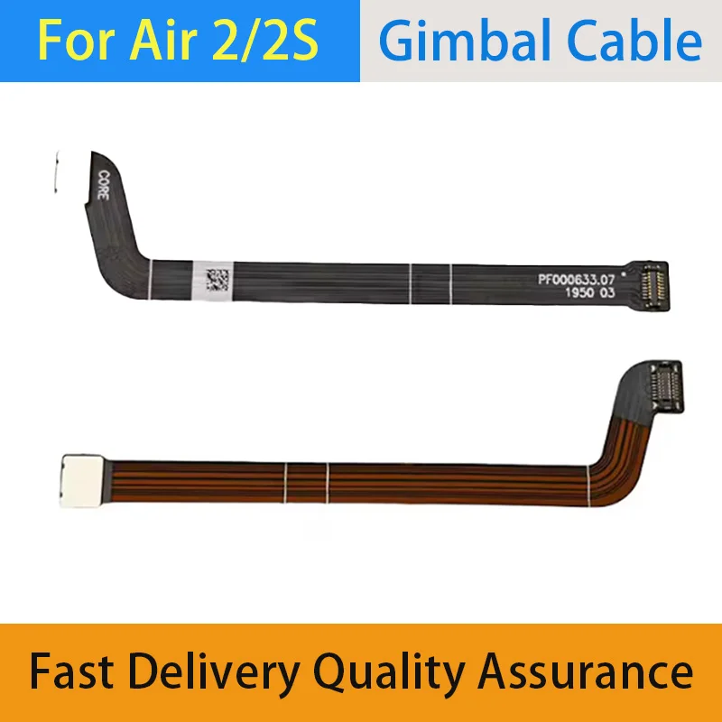 Original Gimbal Camera Flex Flat Cable New PTZ Coaxial Cable Repair Spare Parts Compatible with DJI Mavic Air 2 / Air 2S