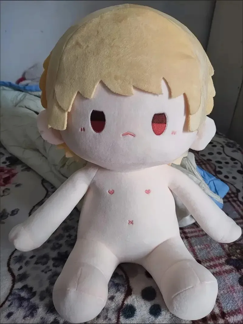 Anime Role Kurapika guapo niño Cosplay lindo suave algodón cuerpo vestido ropa almohada regalo 40cm