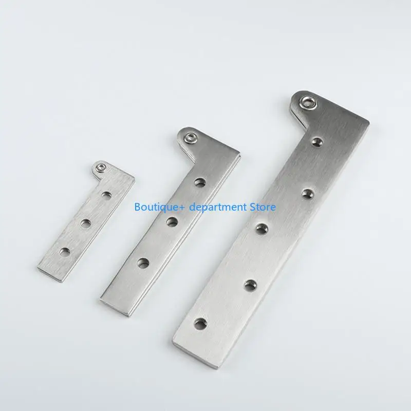 E1PD Stainless Steel Door Shaft Hinges Chicken Mouth Hinge Upper Lower Hinges Furniture Loop for Window Cabinets Door S/L/XL