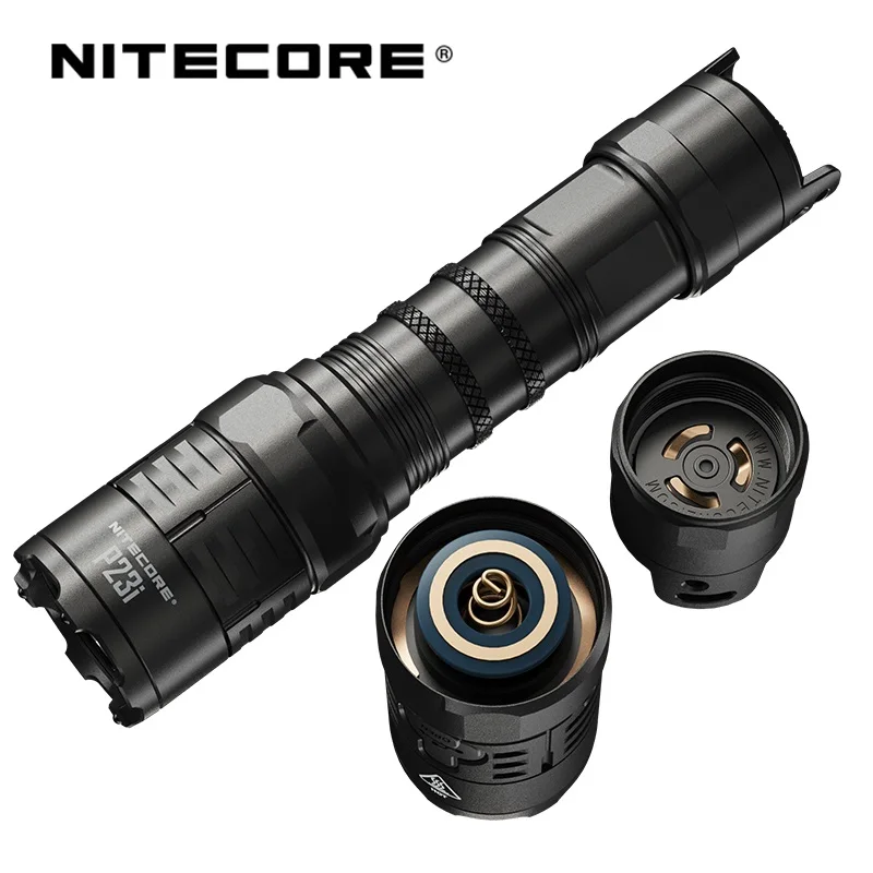 NITECORE P23i 3000 Lumens i-Generation Long Range Rechargeable Tactical Flashlight with 5000mAh High-capacity Battery