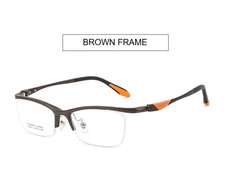 EYELUYAN Modische Sportliche Halbrandlose Optische Myopie-Brille Hochwertiger Halbrandloser Brillenrahmen 801 – Detail 9