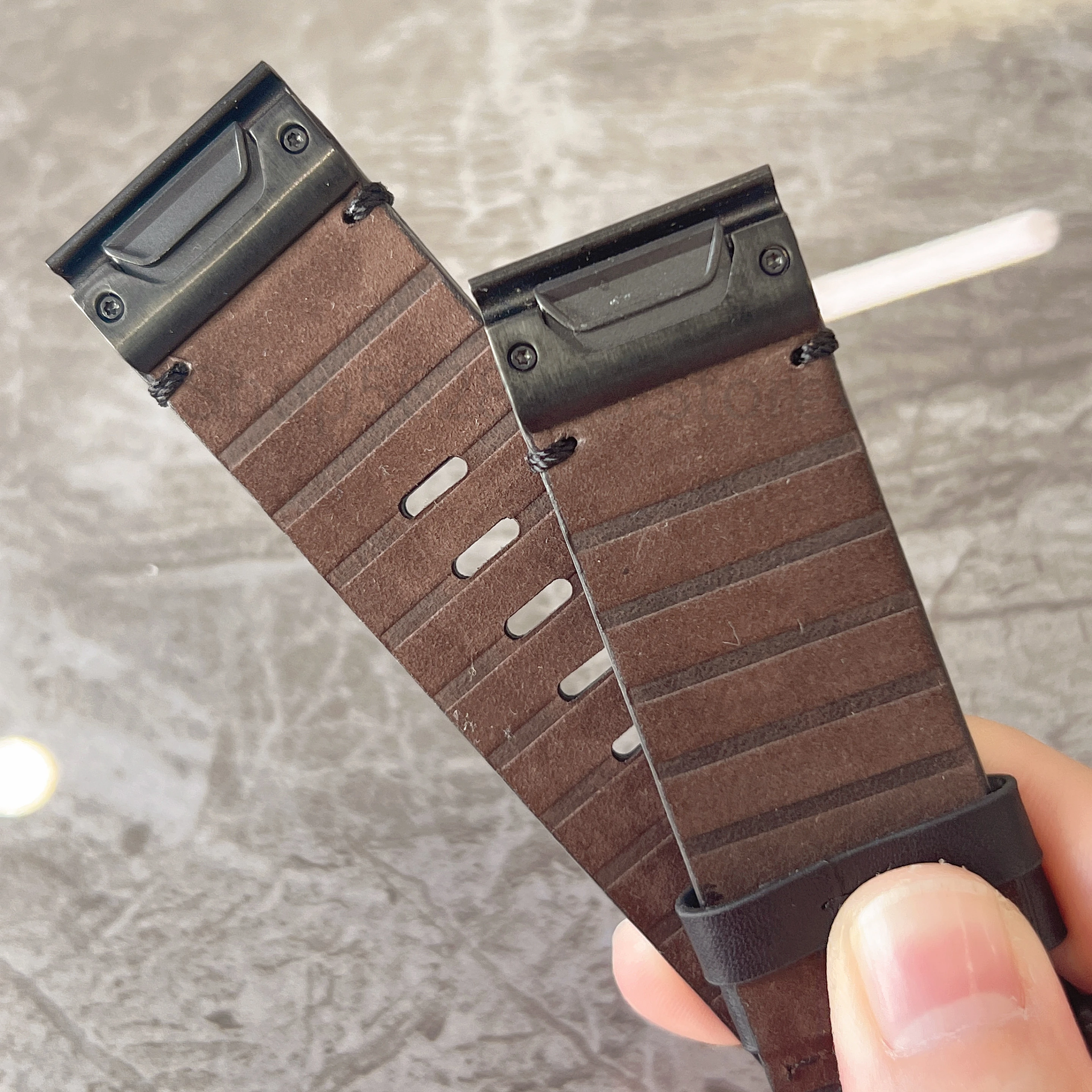 26 22MM Genuine Leather Quickfit Watchband Strap For Garmin Fenix 7 7X 6X 6 Fenix 5X 5 3 3HR 955 945 935 Watch Easyfit Wristband