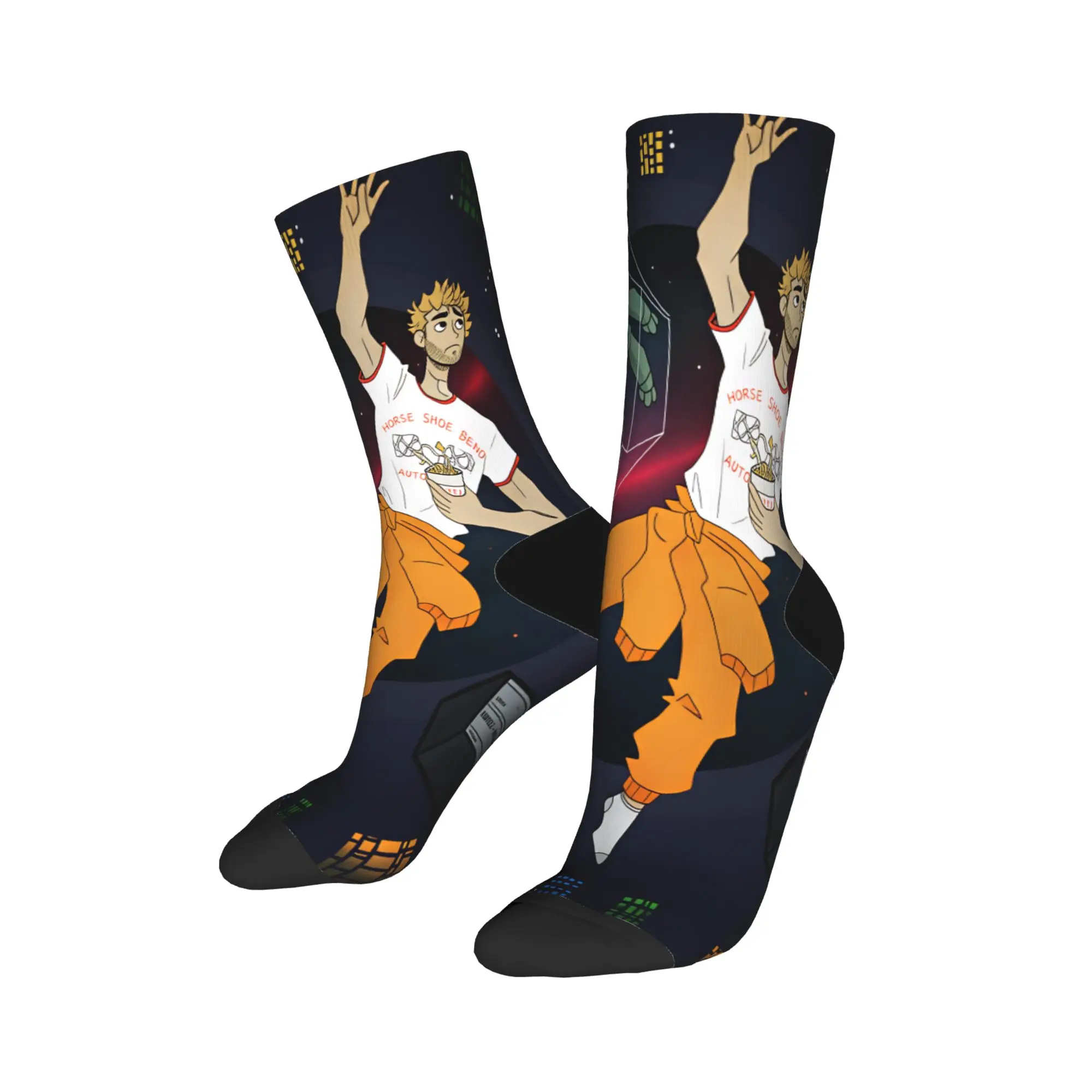Project Hail Mary Stockings Men's  Socks Breathable Funny Socks Winter Cycling Anti Skid Design Socks Gift