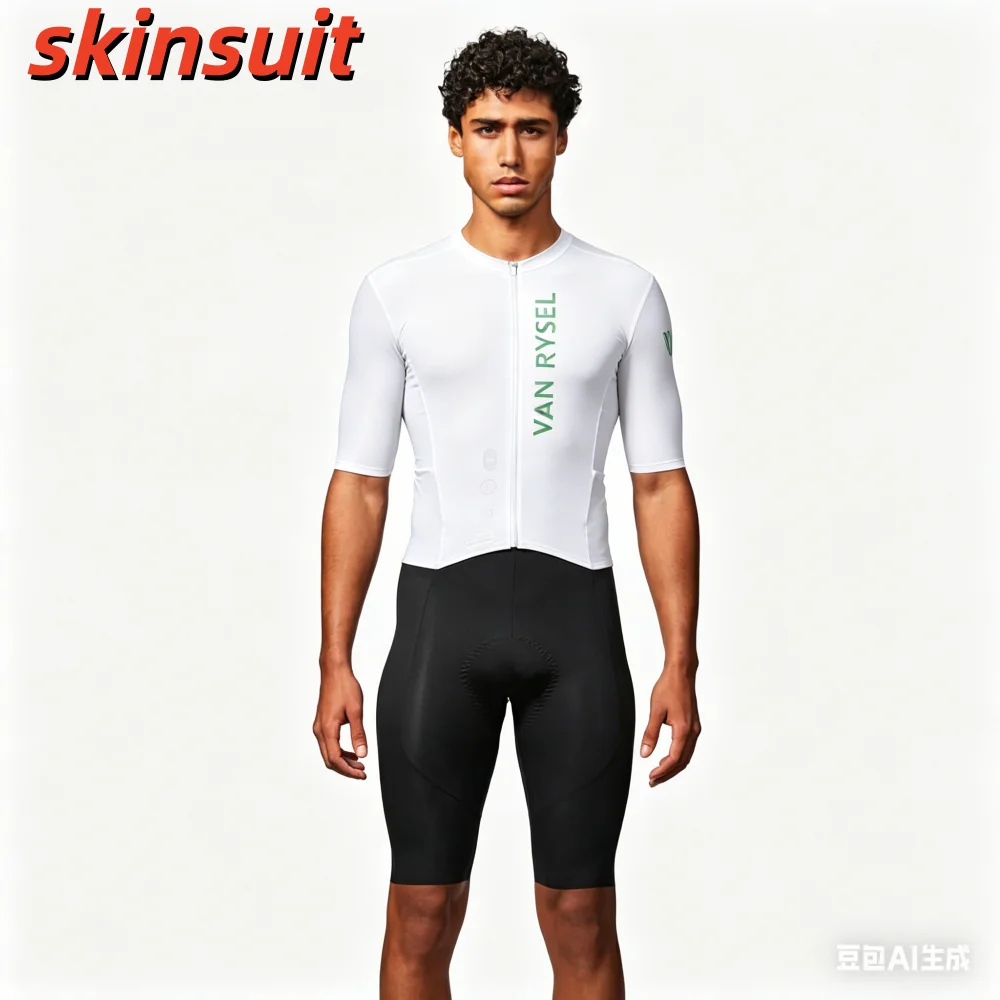 Cycling Triathlon Suit Men Cycling Short Sleeve Quick Dry Jumpsuit Trisuit skinsuit Bicycle Equipment Mono Ciclismo Hombre 2026 view 6
