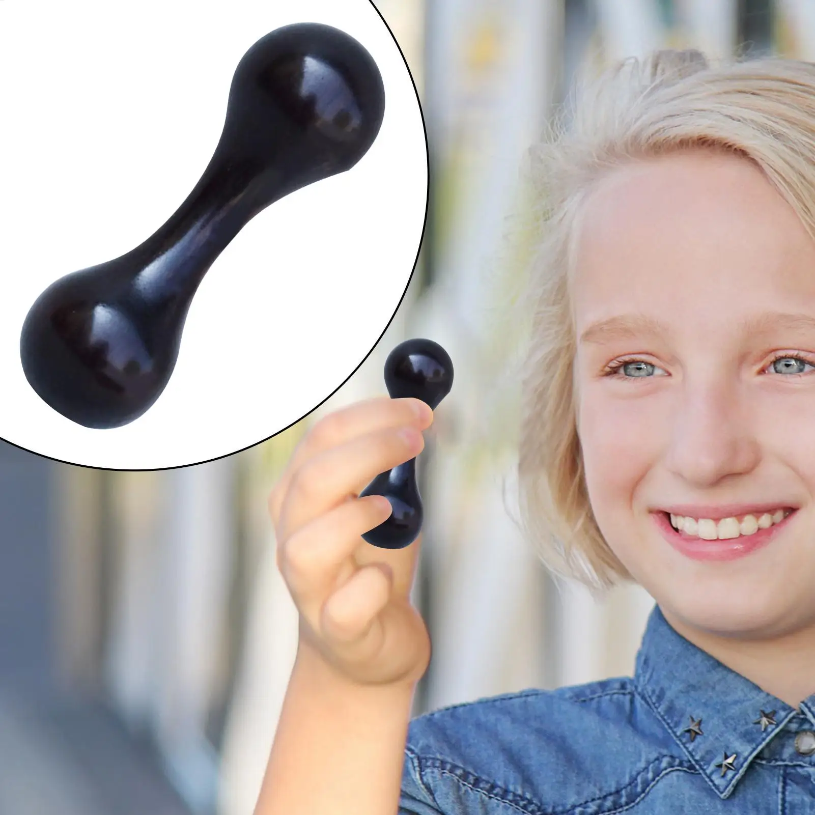 

Деревянные вращающиеся игрушки-спиннеры в форме косточек, полирующие, из палисандра и черного дерева, антистресс, подарки