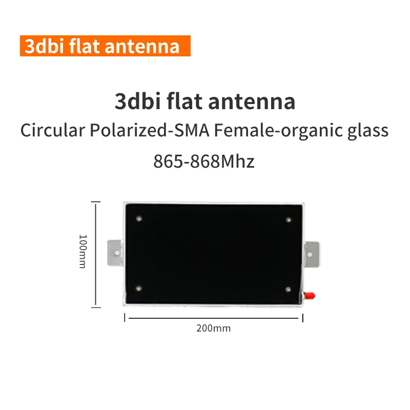 FONKAN 865-868 MHz 3dBi RFID UHF Antenna Circular For Personnel Management And Smart Shelves