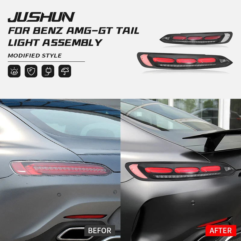 

Car Tail light For Mercedes Benz AMG-GT 2015-2018 LED Tail Lamp Dynamic Turn Signal Light Taillights Assembly