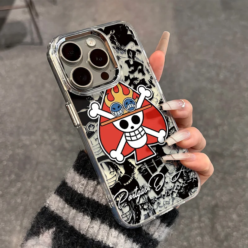 Anime LOGO O-Ones Pieces Phone Case for OPPO Reno5 Reno6 Reno8 Reno11 Reno12 Reno13 Reno14 Reno15 Z T Pro 4G 5G Transparent Soft